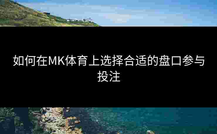 如何在MK体育上选择合适的盘口参与投注